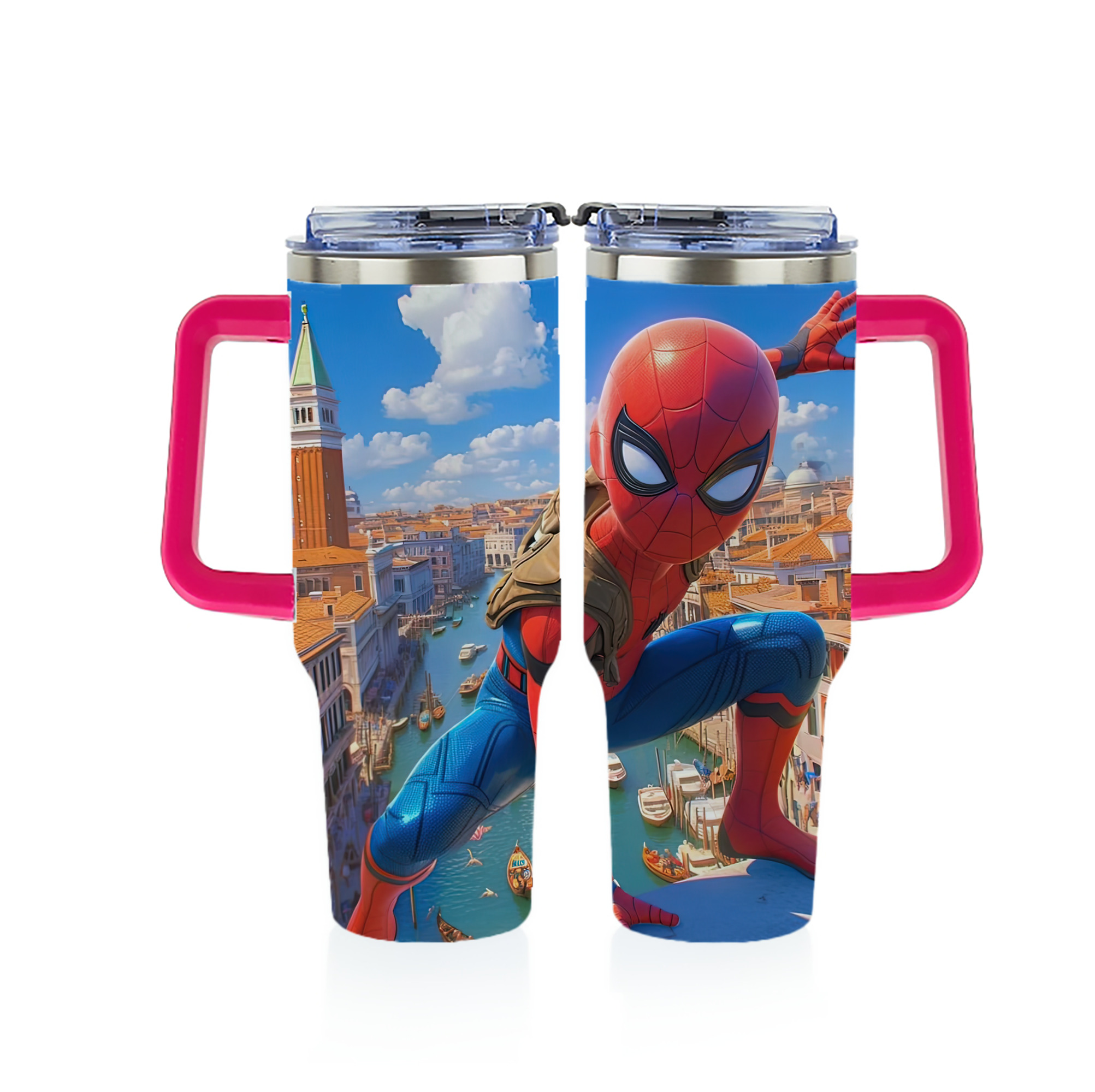 （画像用） Spider Man スパイダーマン 1200ｍLフルプリント車用タンブラー